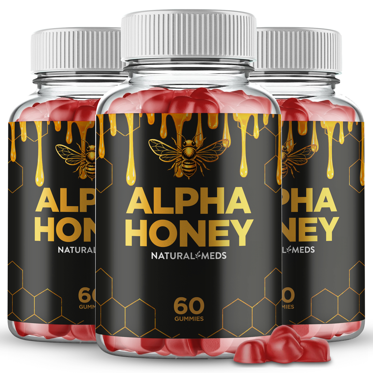 Alpha Honey | Dietary Supplement product packaging
