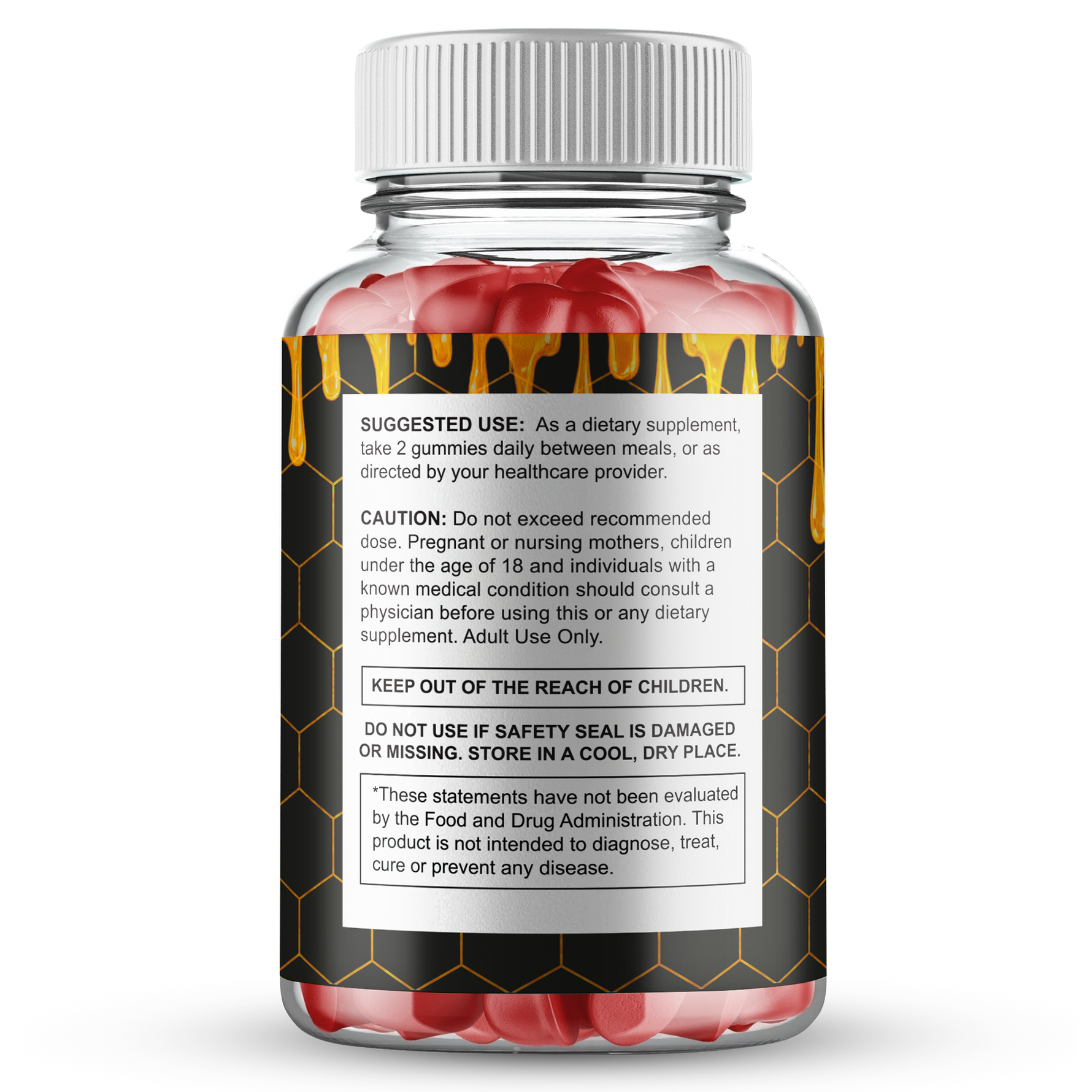 Alpha Honey | Dietary Supplement supplement facts panel