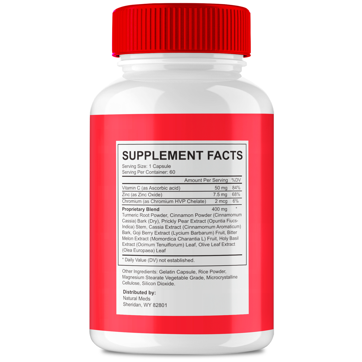 Blood Balance | Dietary Supplement supplement facts panel