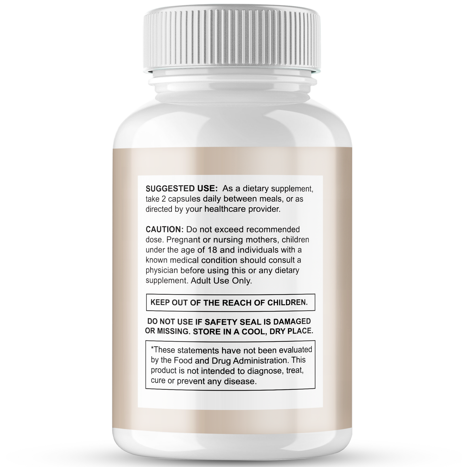 Core Strength | Dietary Supplement supplement facts panel