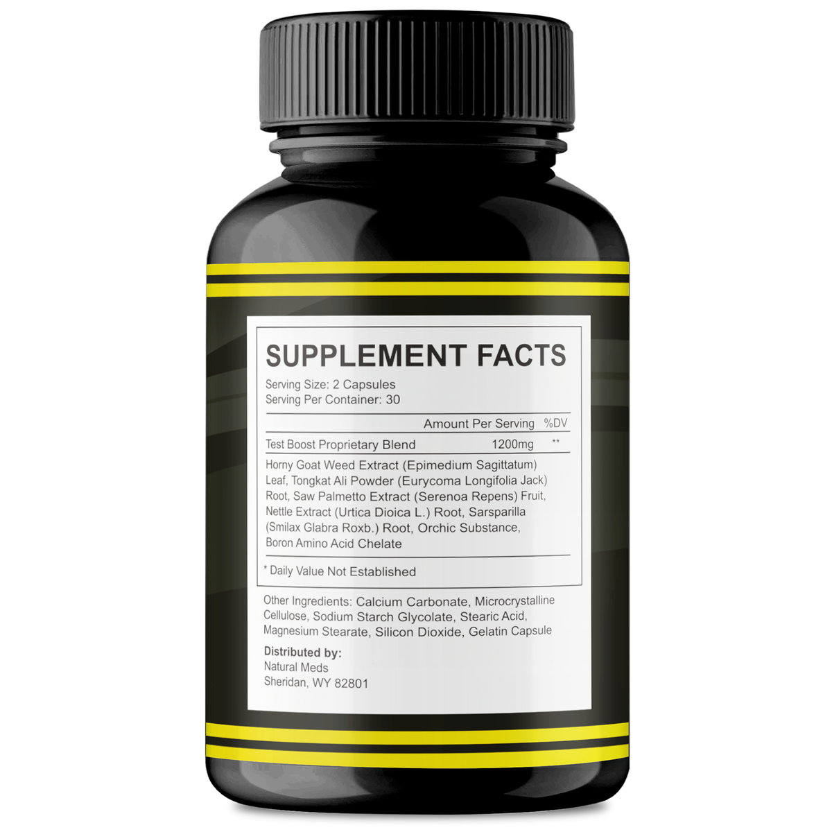Erefil | Dietary Supplement supplement facts panel