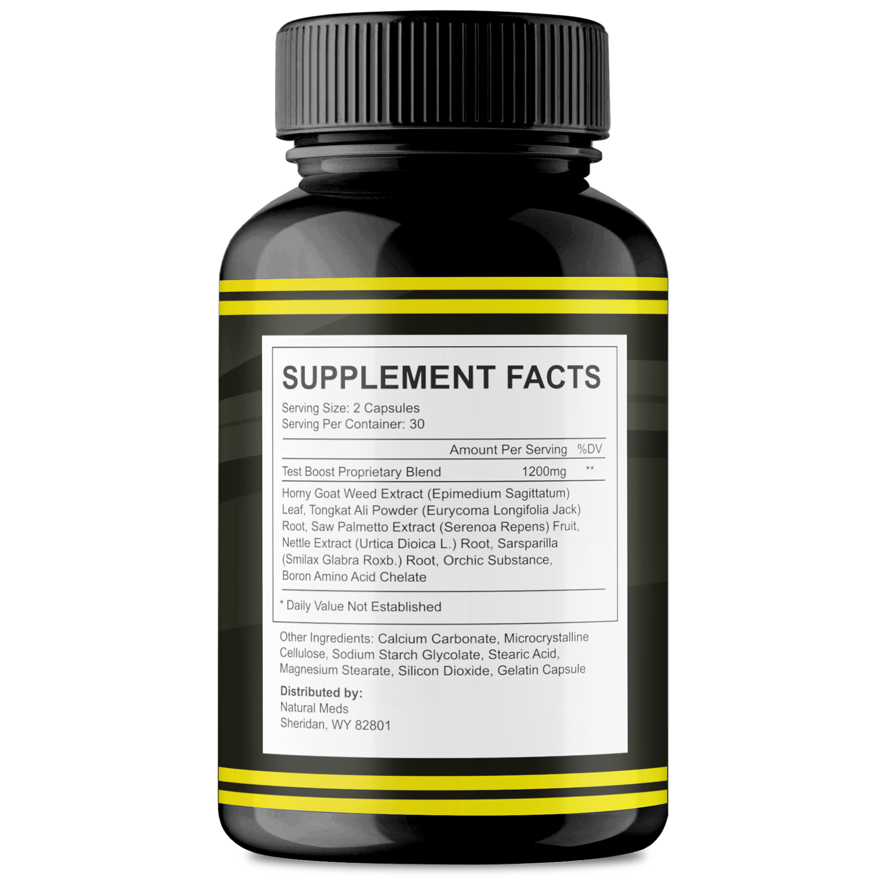 Erefil | Dietary Supplement supplement facts panel