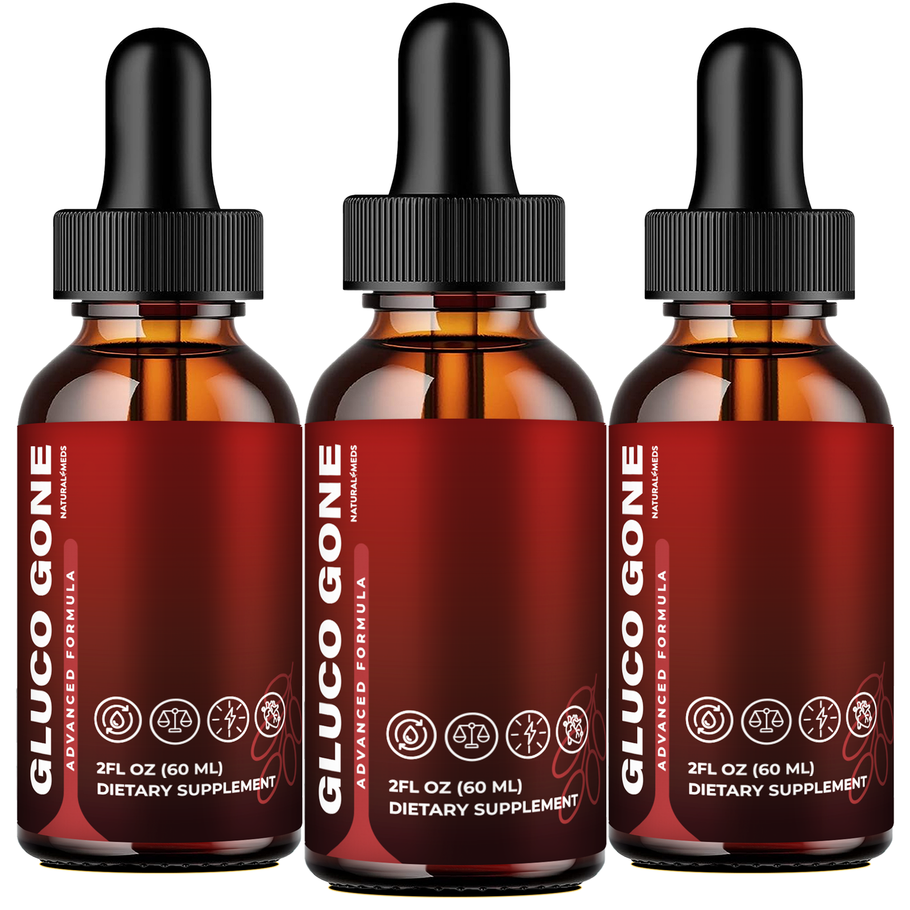 Gluco Gone | Dietary Supplement product packaging