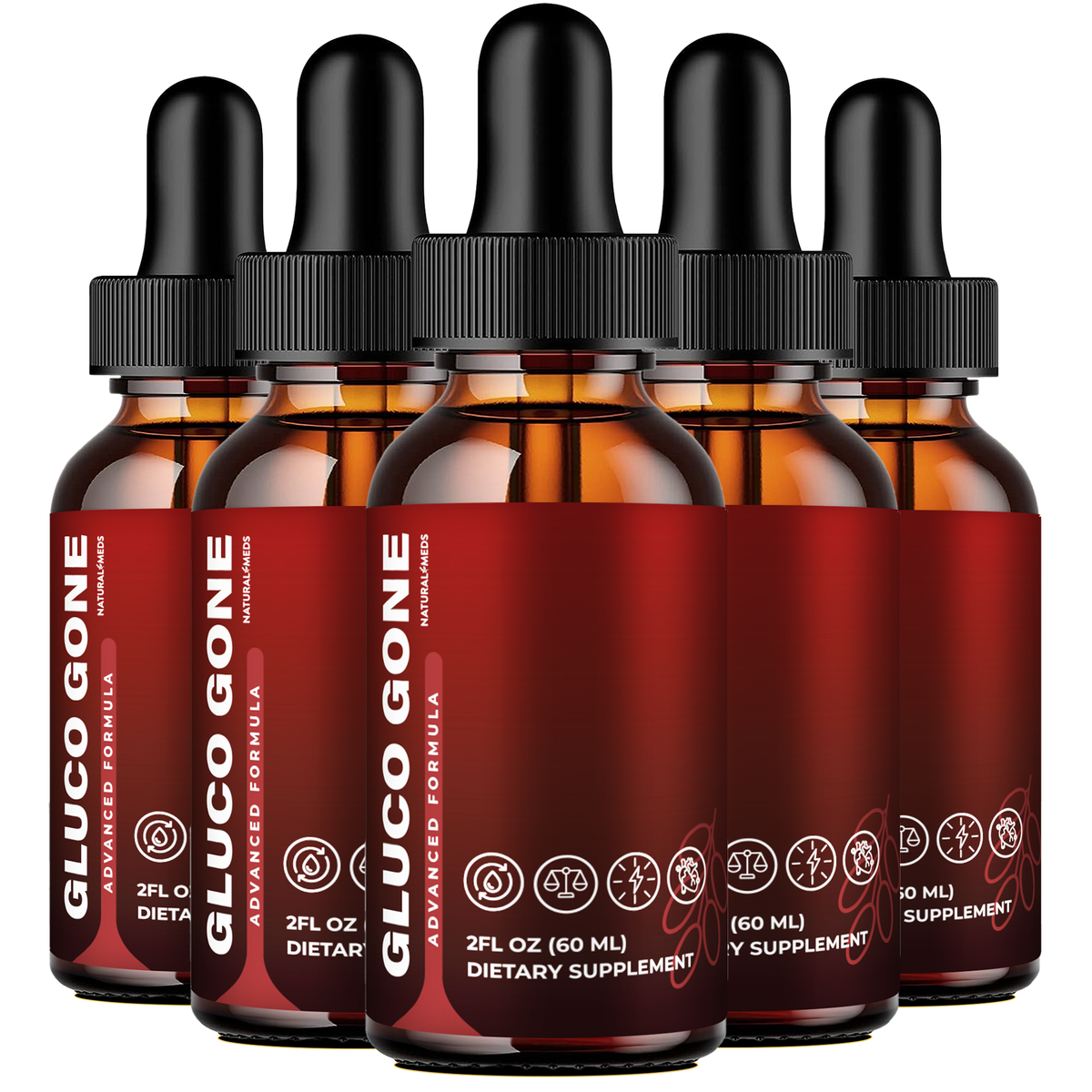 Gluco Gone | Dietary Supplement product packaging