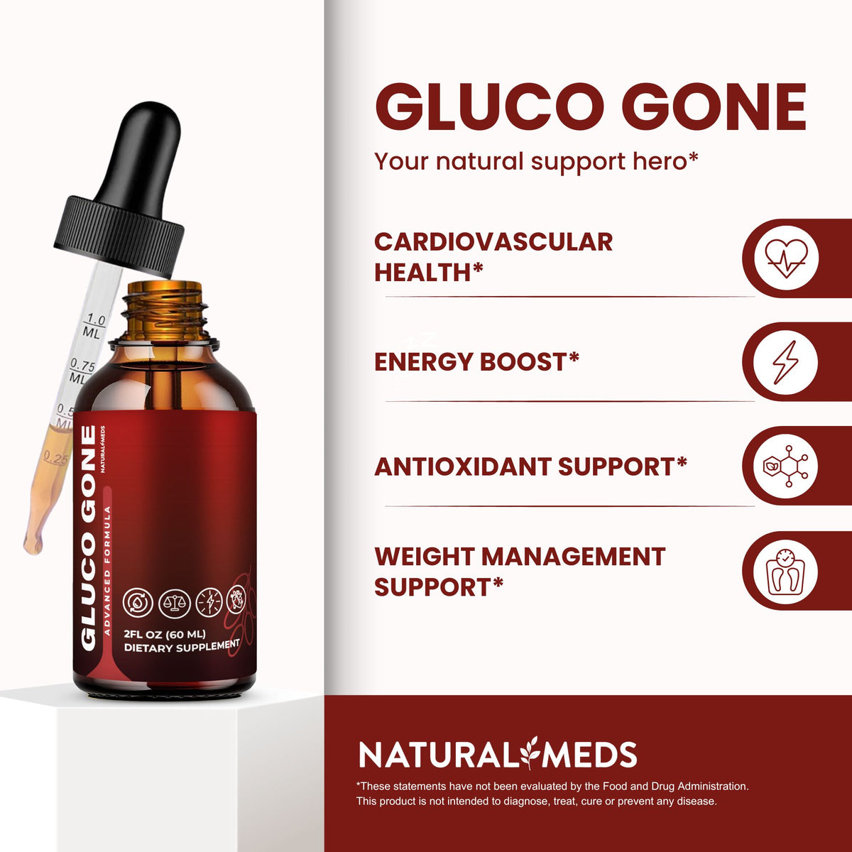 Gluco Gone | Dietary Supplement product information