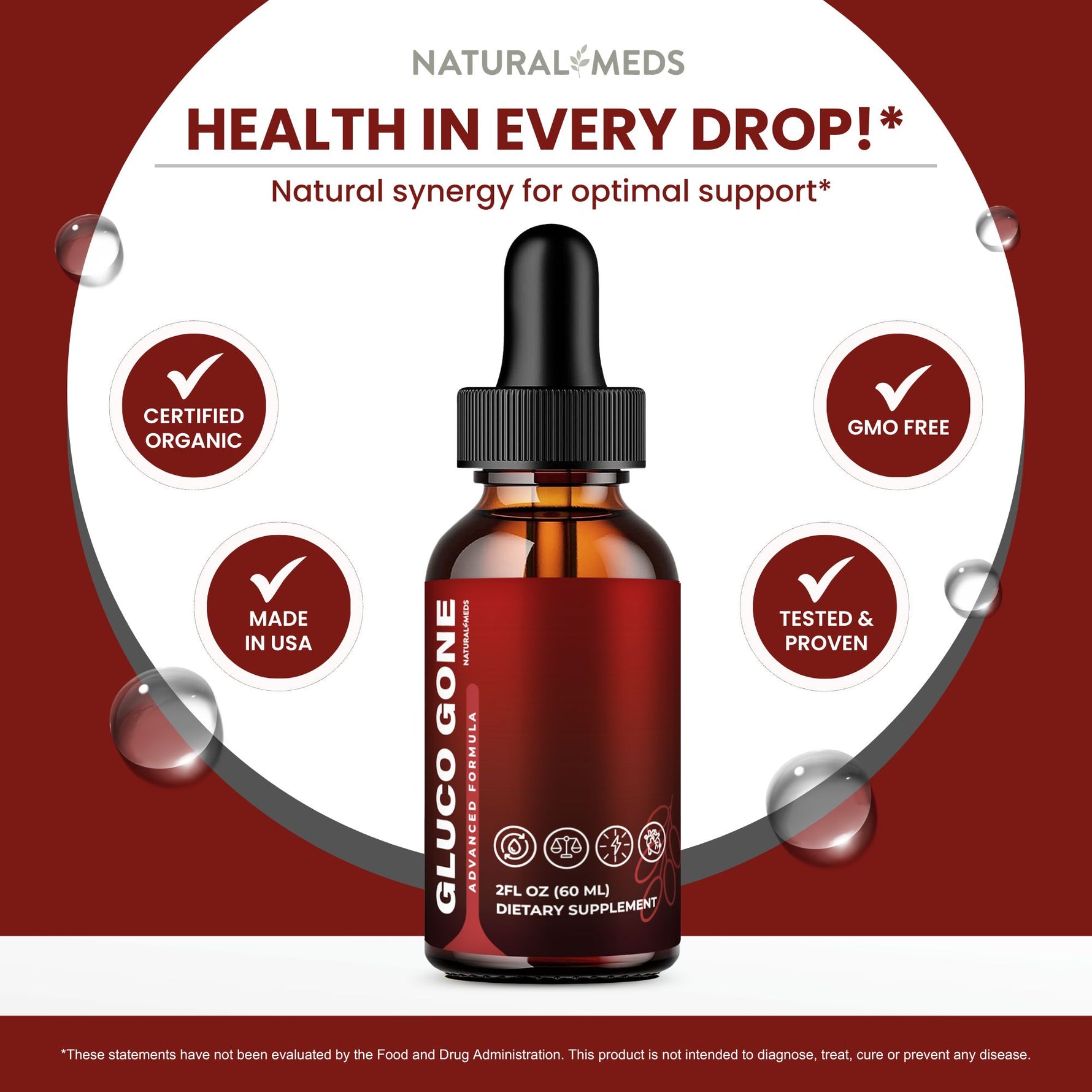 Gluco Gone | Dietary Supplement product information