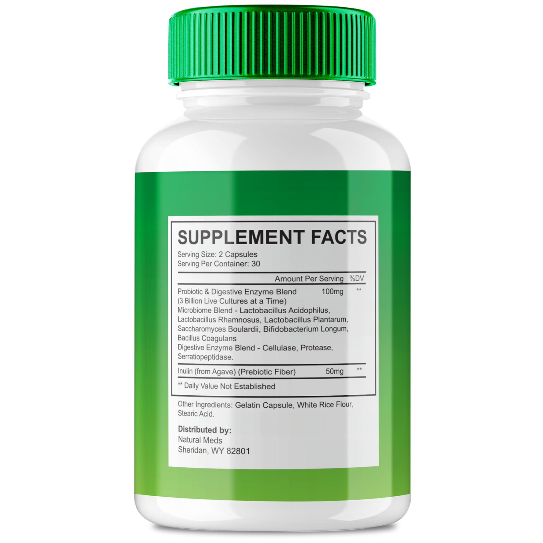Gut Guardian | Dietary Supplement supplement facts panel