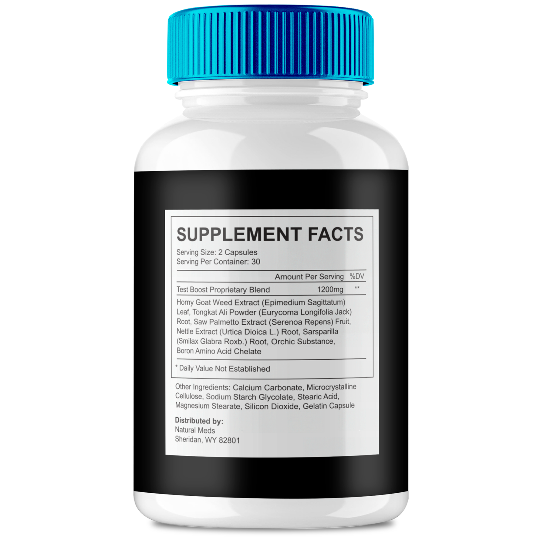 Iron Boost | Dietary Supplement supplement facts panel