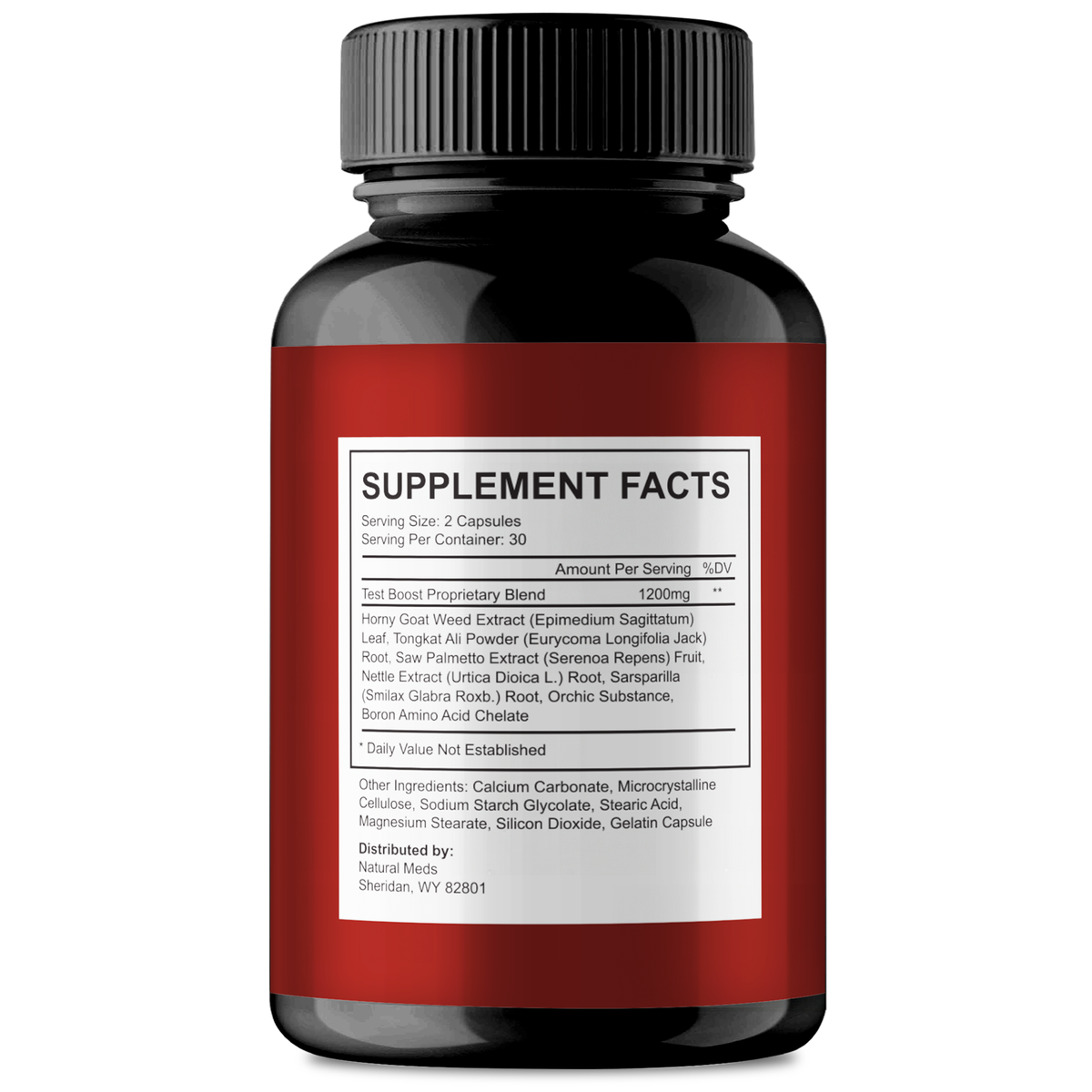 Ironwood | Dietary Supplement supplement facts panel