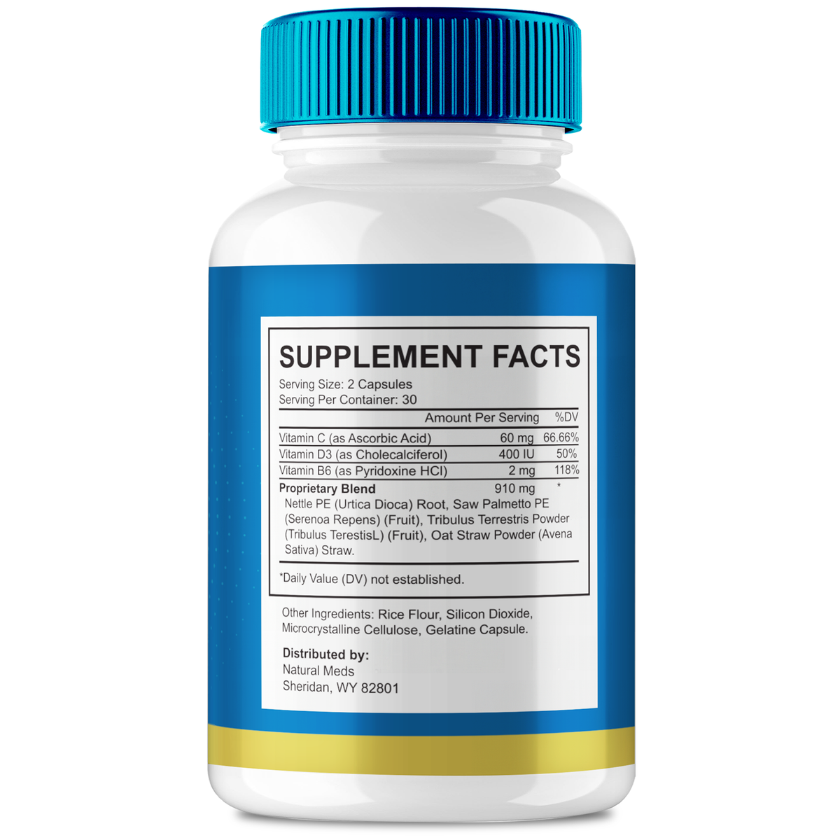 Jertaris | Dietary Supplement supplement facts panel