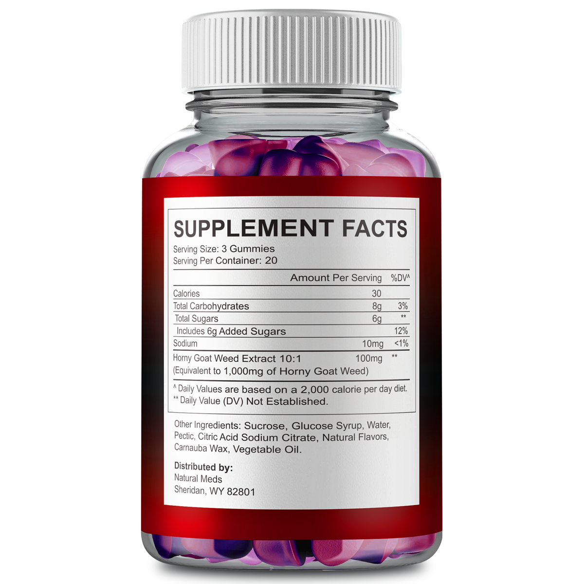 Luxovia | Dietary Supplement supplement facts panel