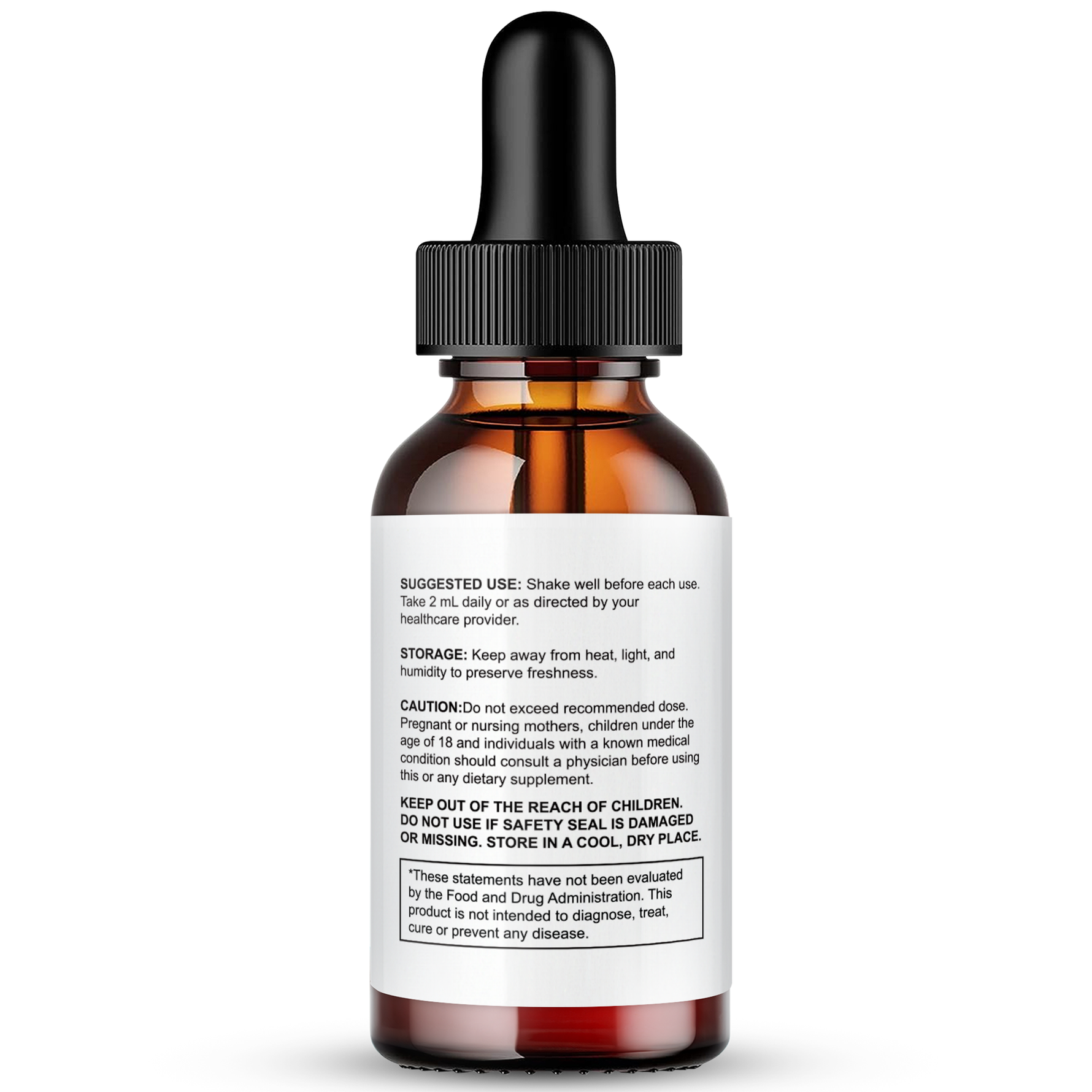 Melt Drops Pro | Dietary Supplement supplement facts panel