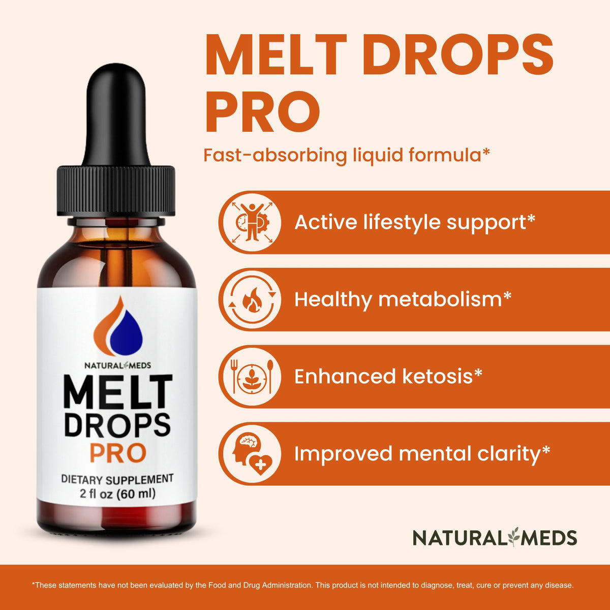 Melt Drops Pro | Dietary Supplement product information