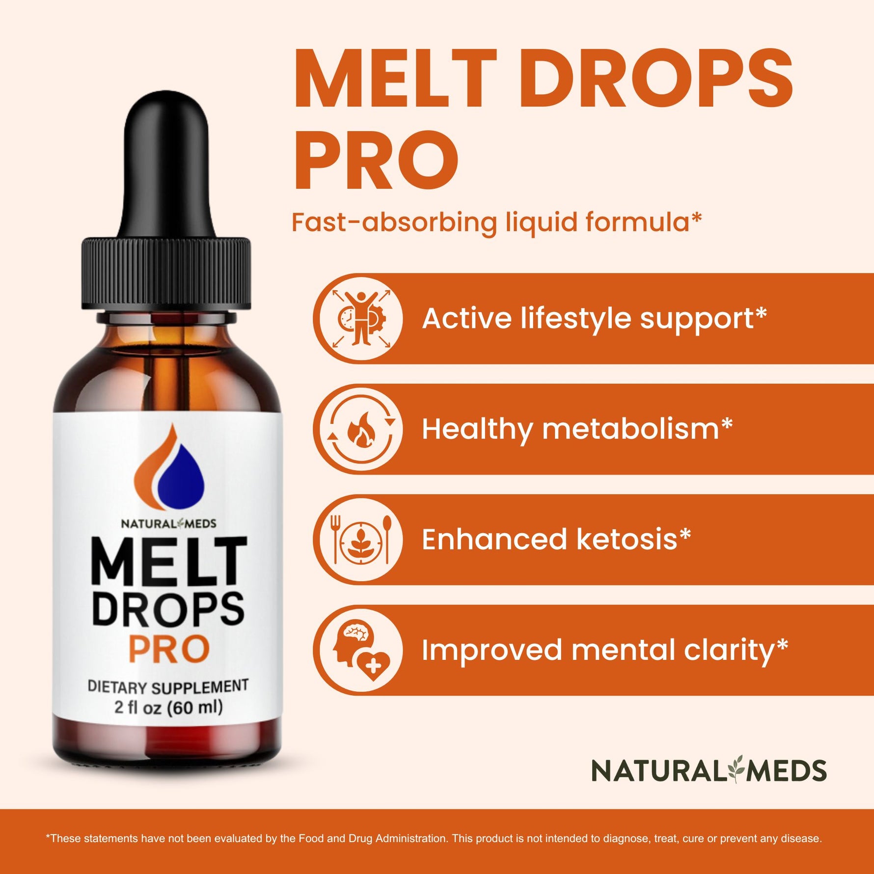 Melt Drops Pro | Dietary Supplement product information