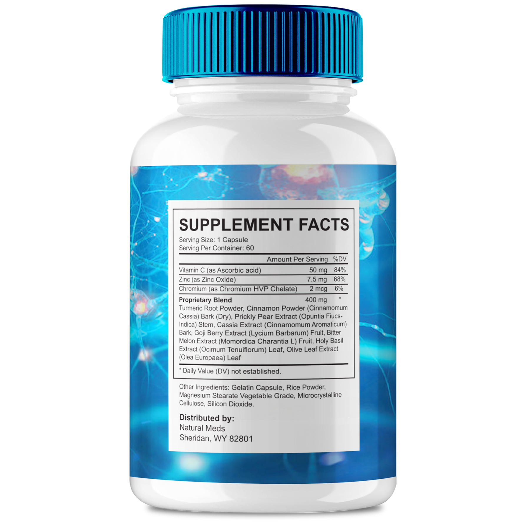 Nerve Alive | Dietary Supplement supplement facts panel