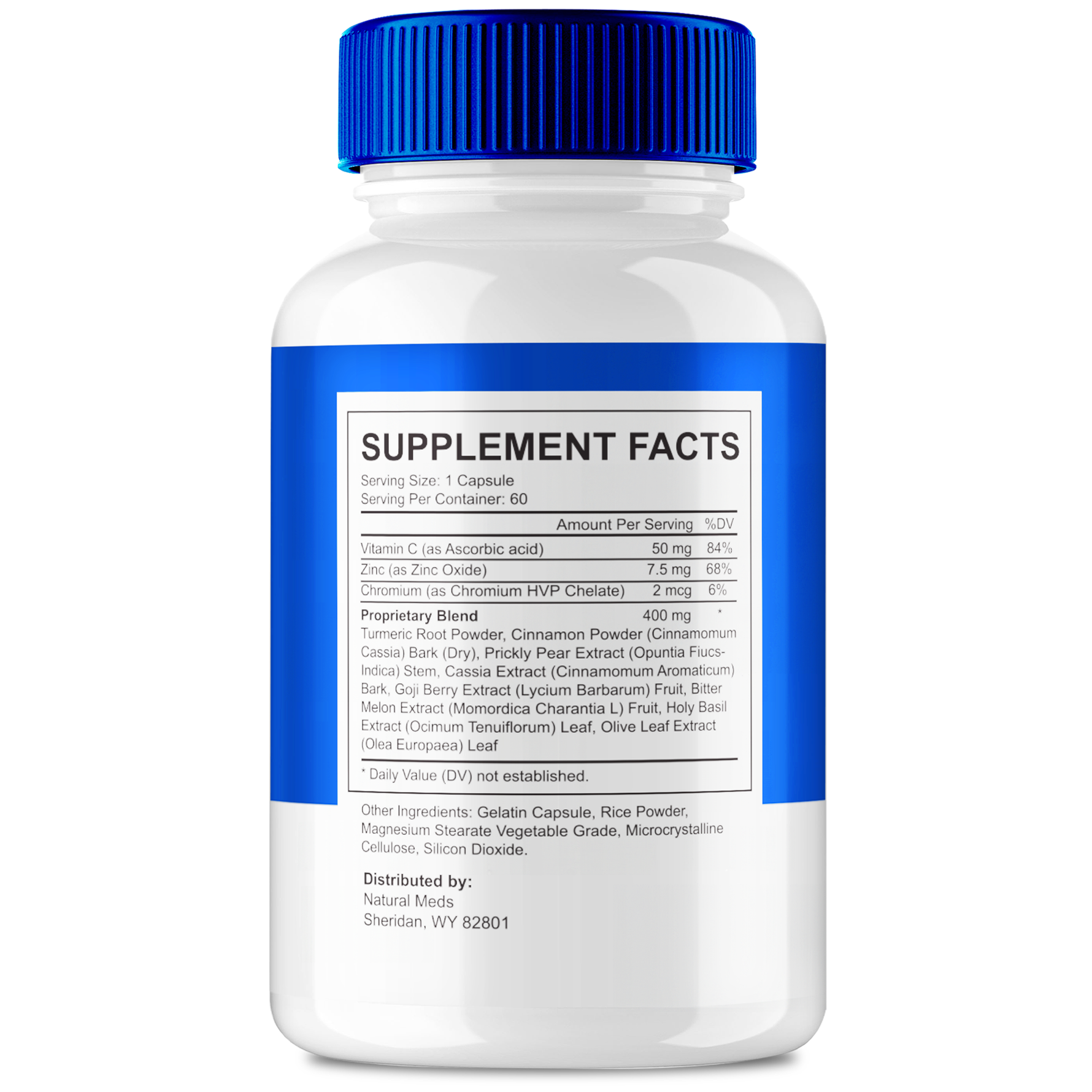 Nerve Flow | Dietary Supplement supplement facts panel