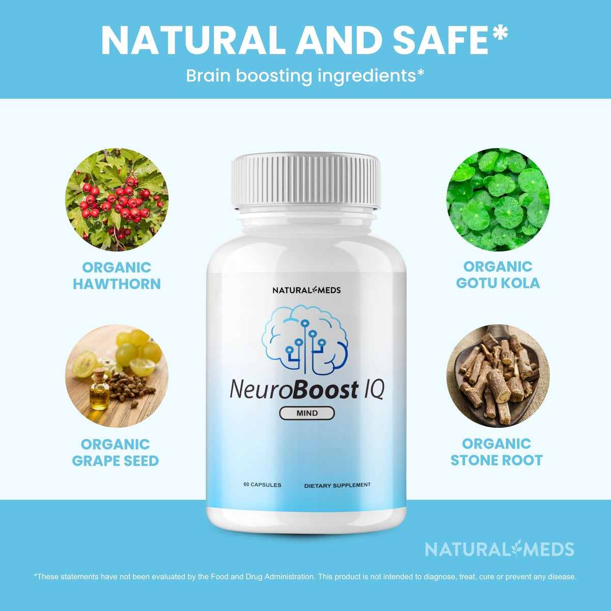 Neuro Boost IQ | Dietary Supplement product information