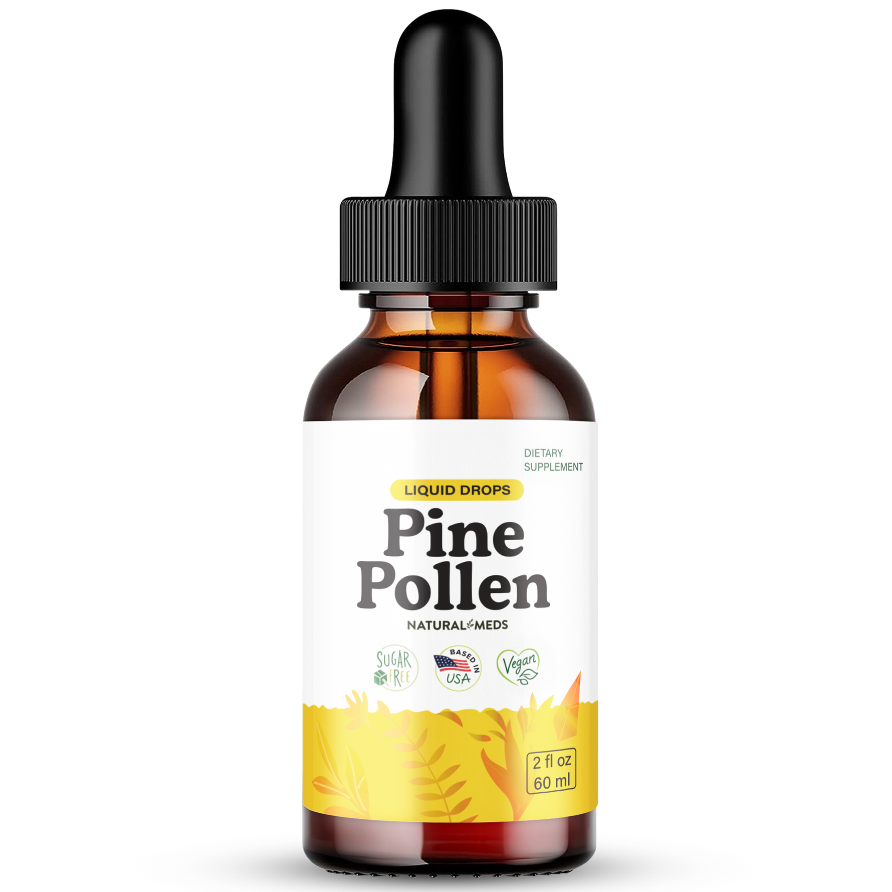 Pine Pollen | Dietary Supplement product packaging