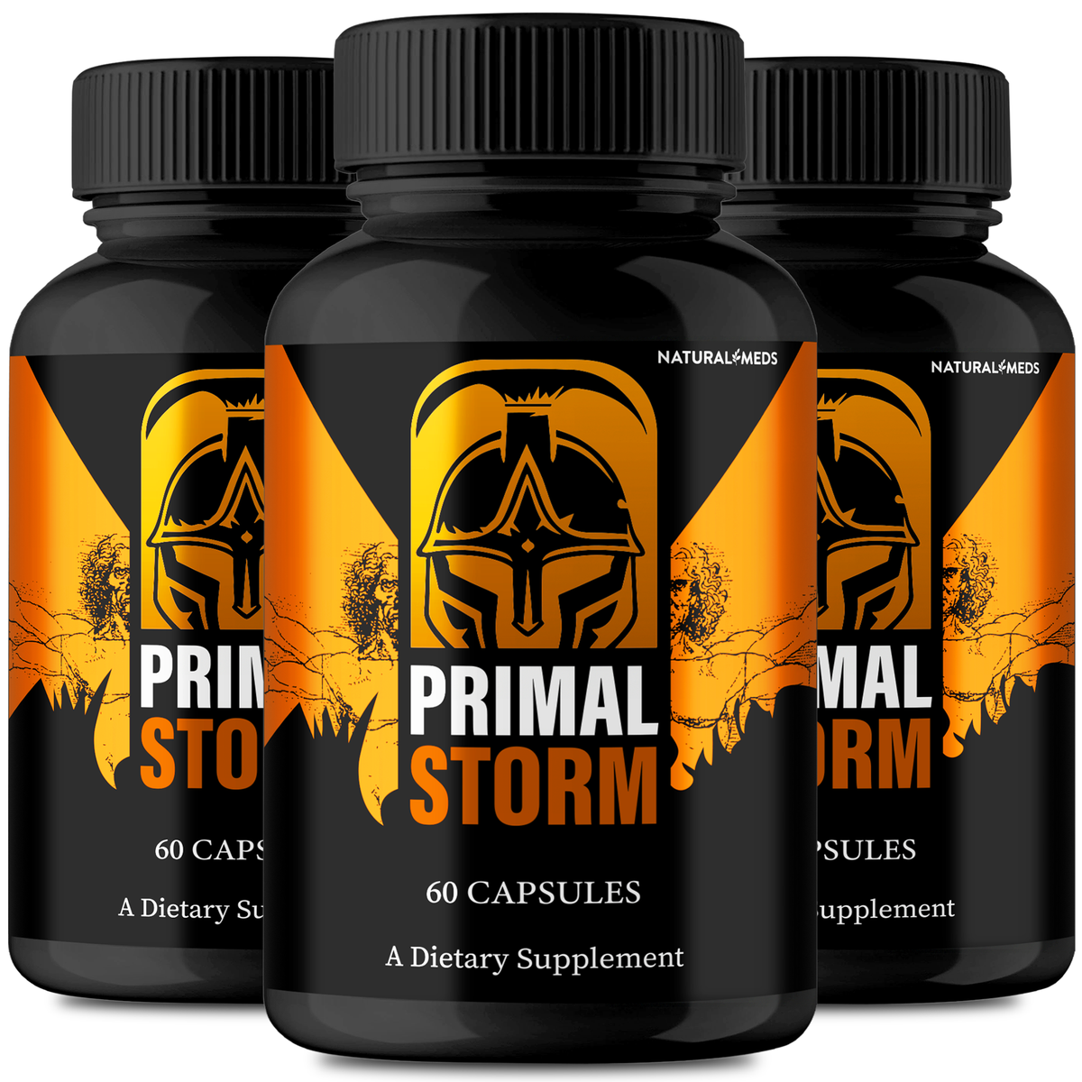 Primal Storm | Dietary Supplement product packaging