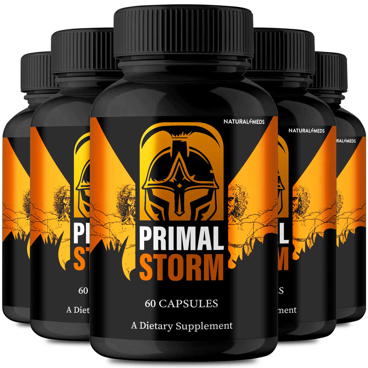 Primal Storm | Dietary Supplement product packaging