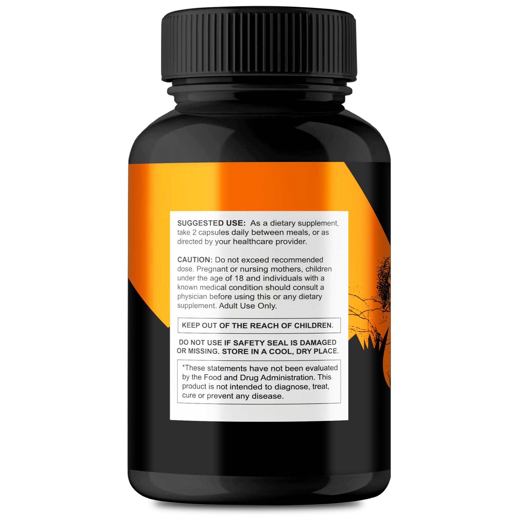 Primal Storm | Dietary Supplement supplement facts panel