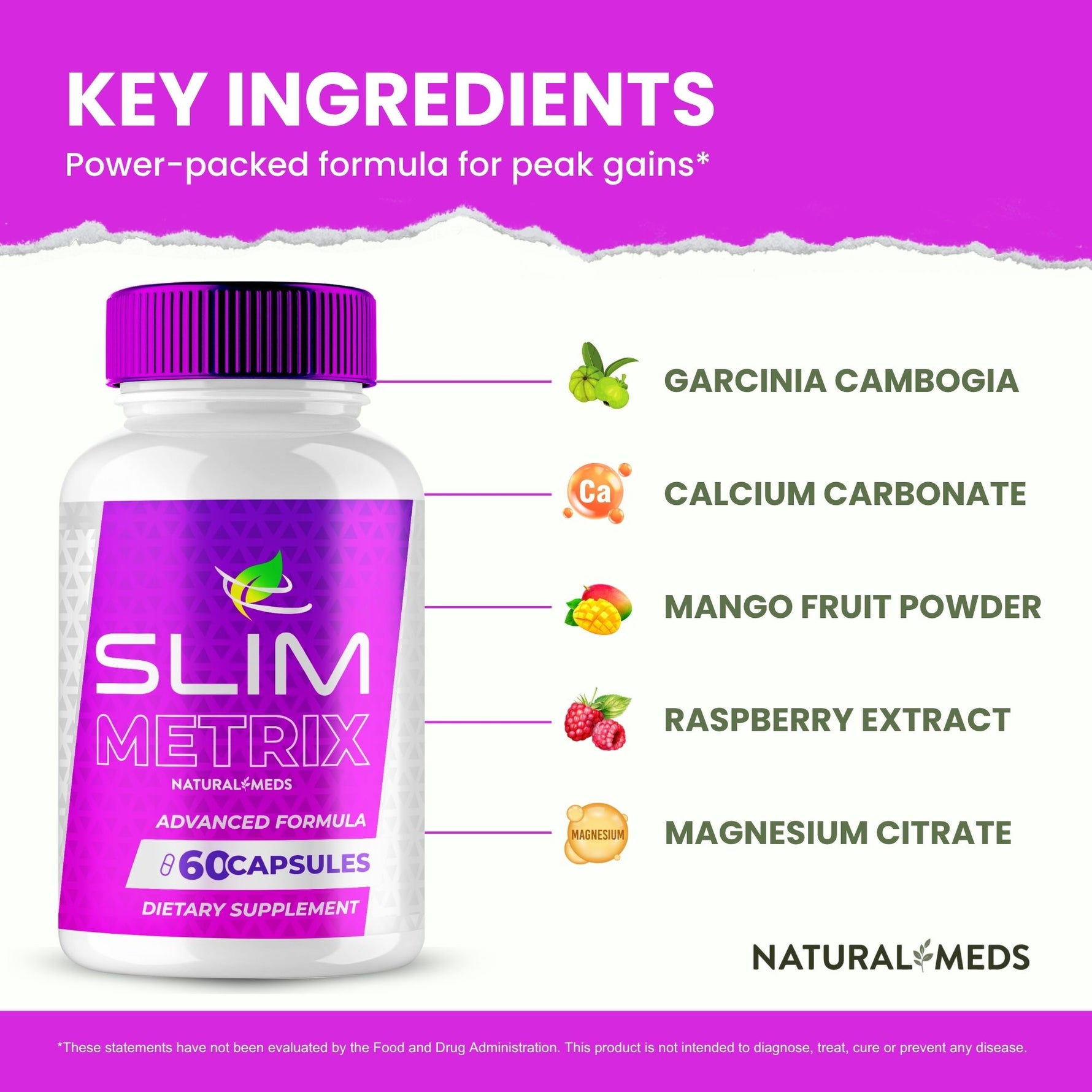 Slim Metrix | Dietary Supplement product information