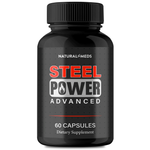 Steel Power | Dietary Supplement product packaging