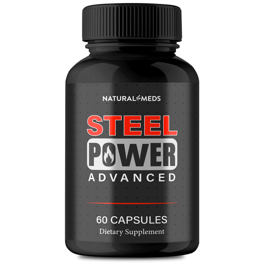 Steel Power | Dietary Supplement product packaging