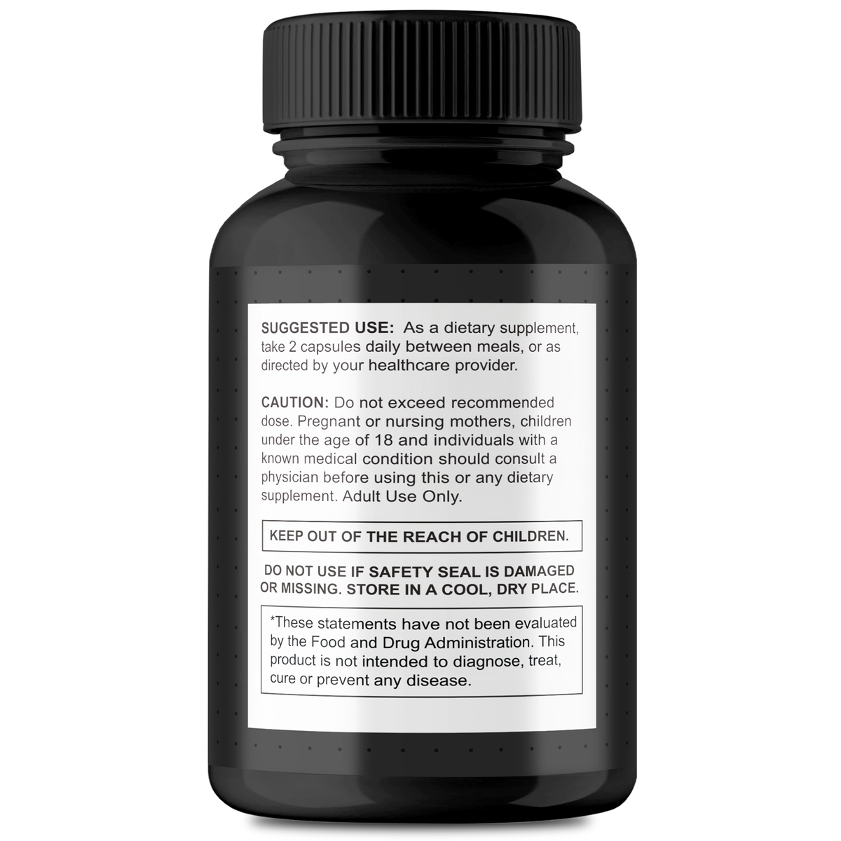 Steel Power | Dietary Supplement supplement facts panel