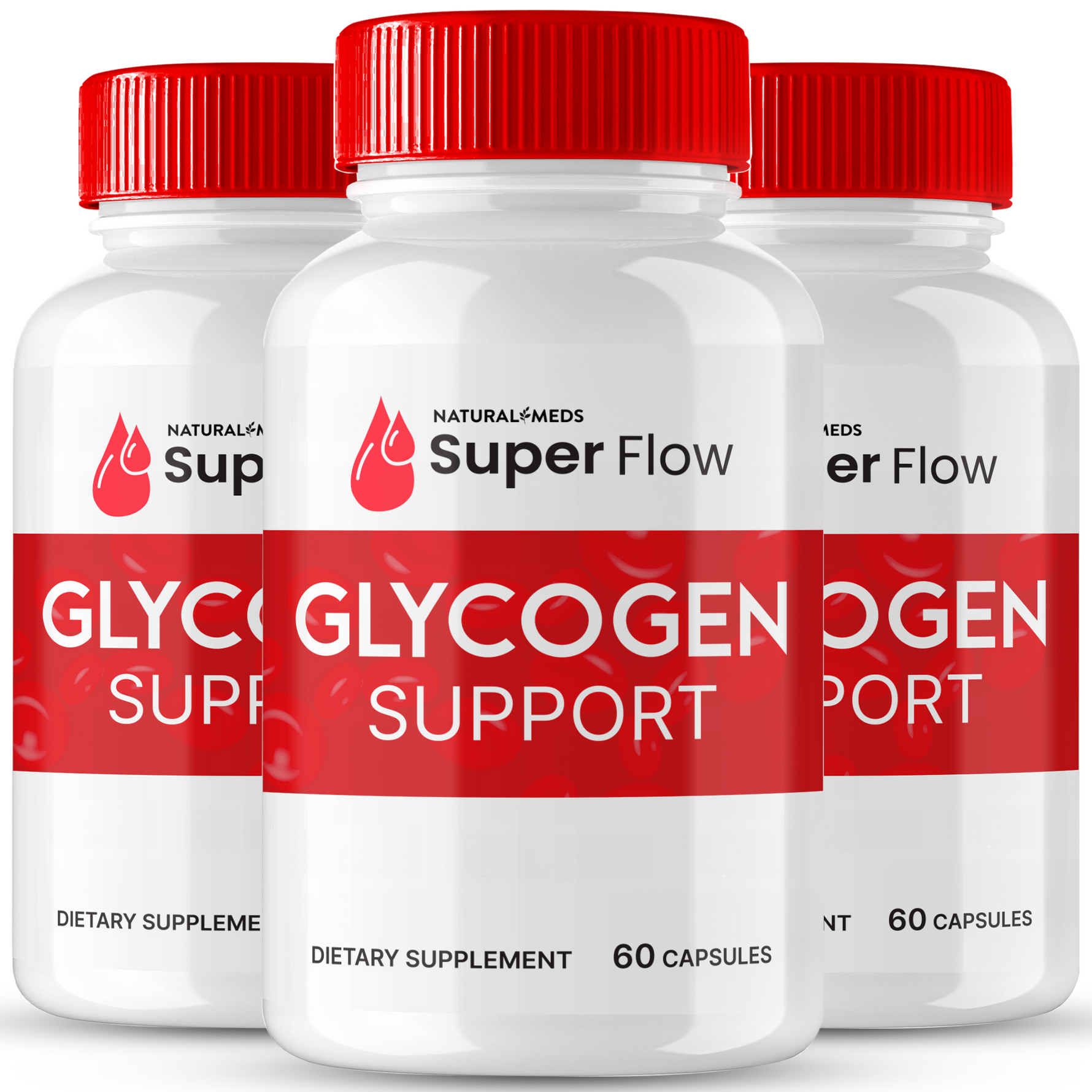 Super Flow Glycogen | Dietary Supplement product packaging
