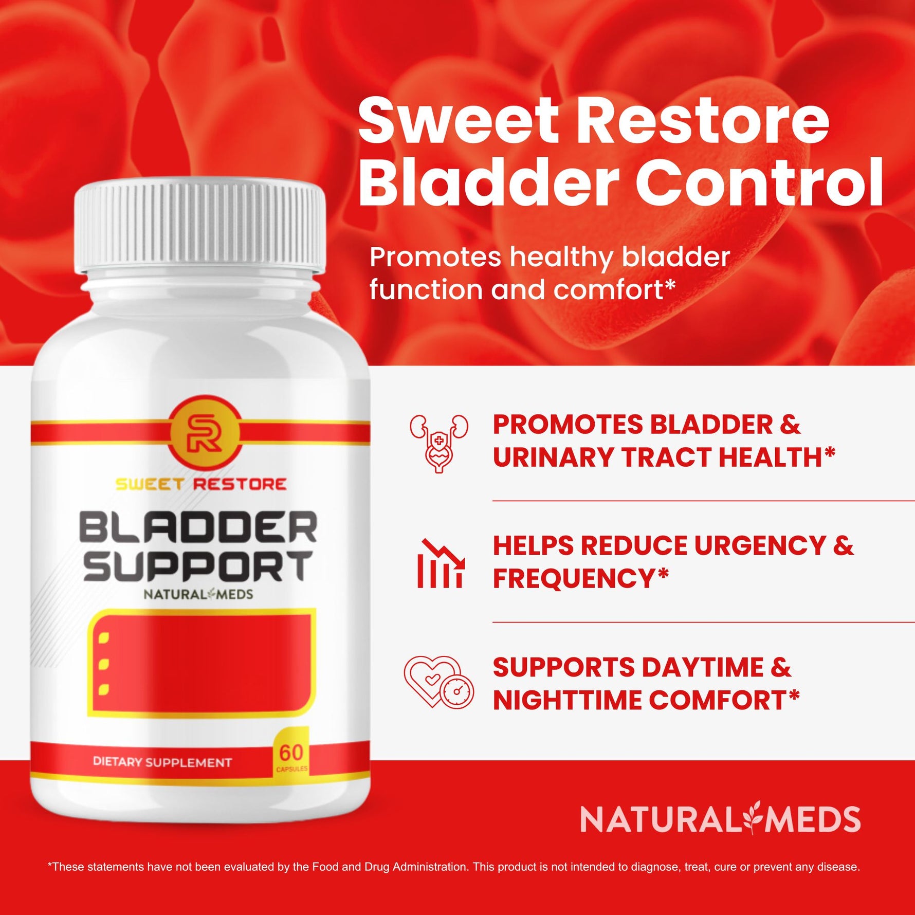 Sweet Restore Bladder Control | Dietary Supplement product information