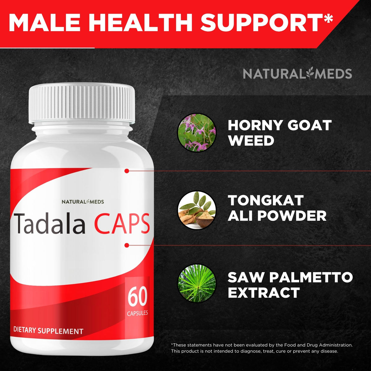 Tadala Caps | Dietary Supplement product information