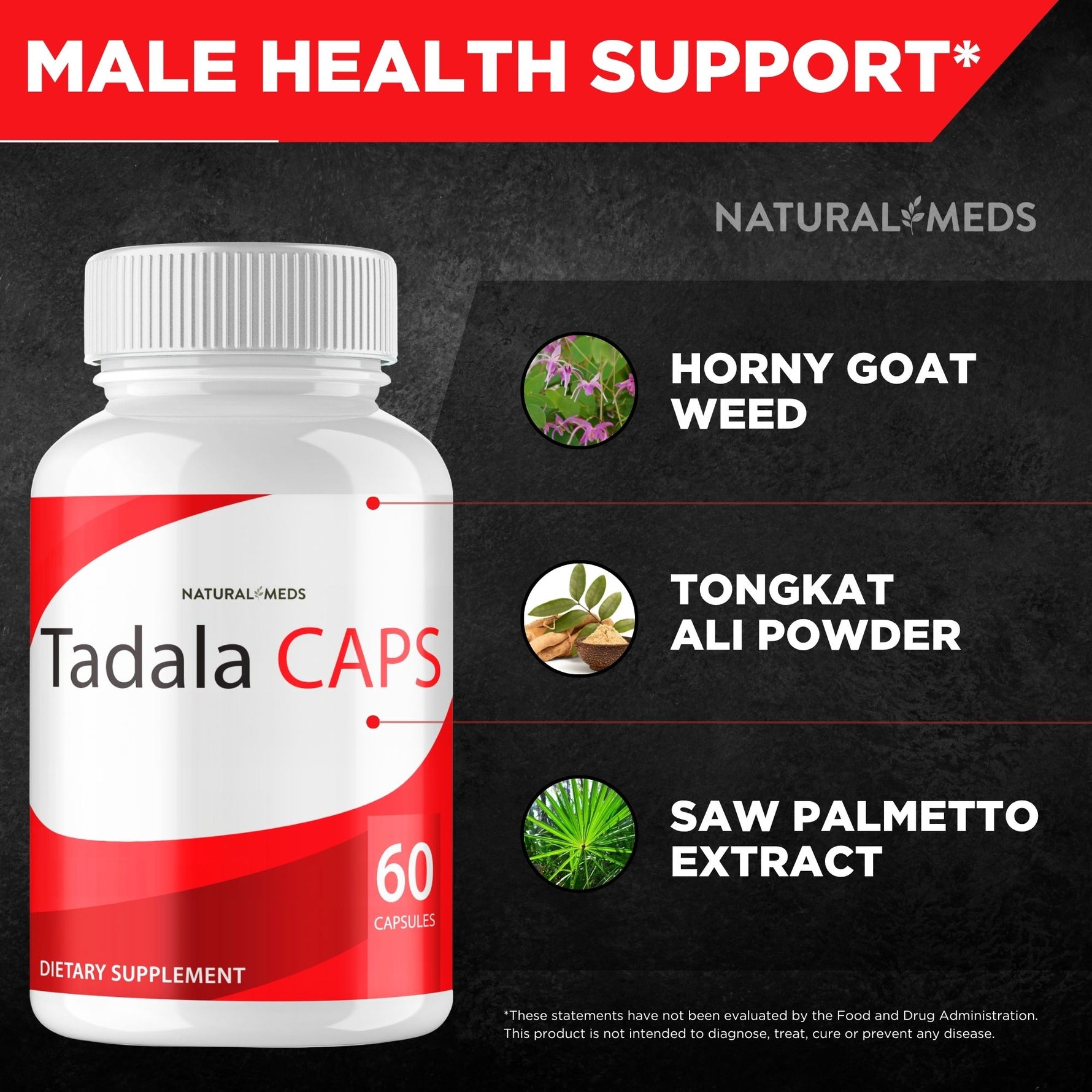 Tadala Caps | Dietary Supplement product information