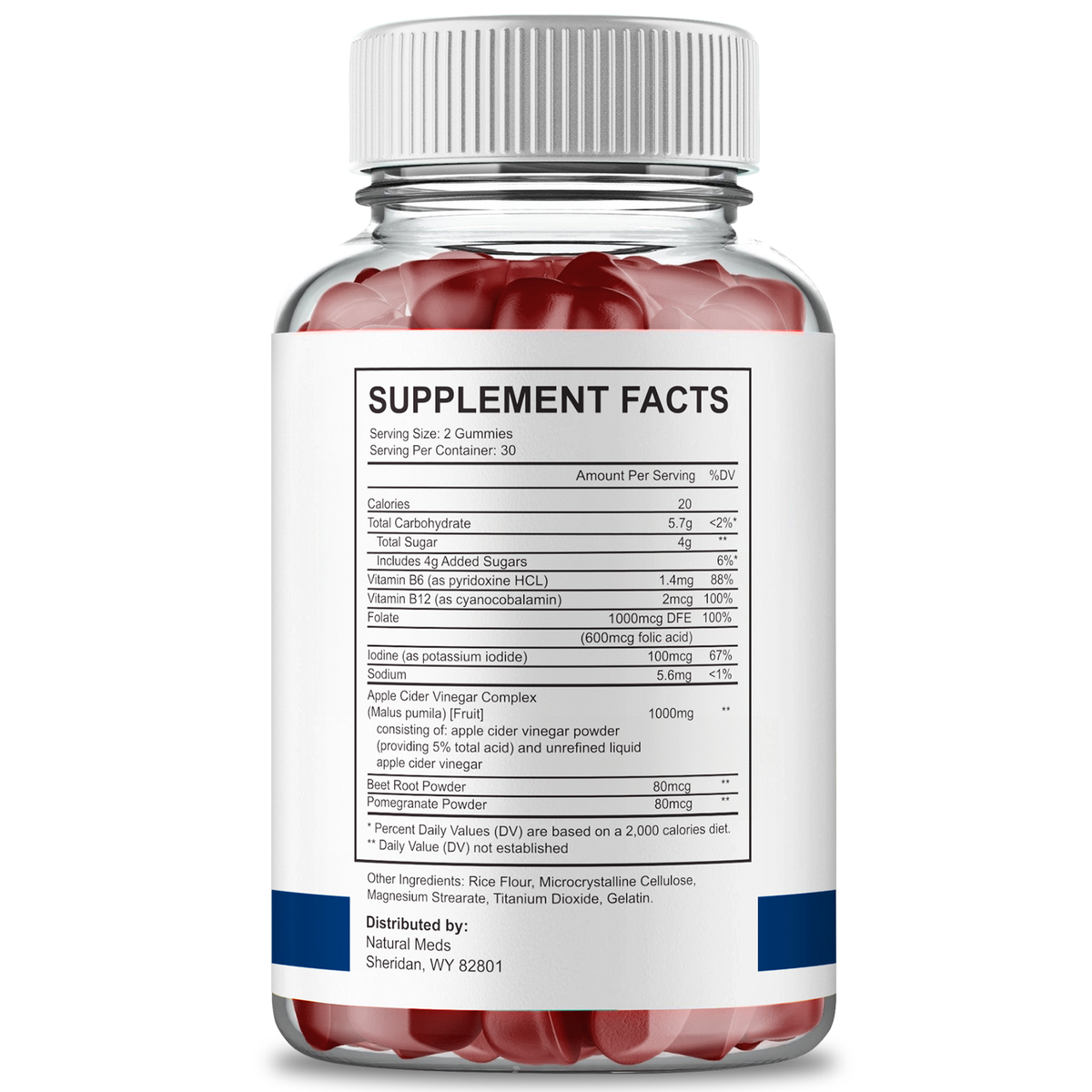 Ultra Peak XL | Dietary Supplement supplement facts panel