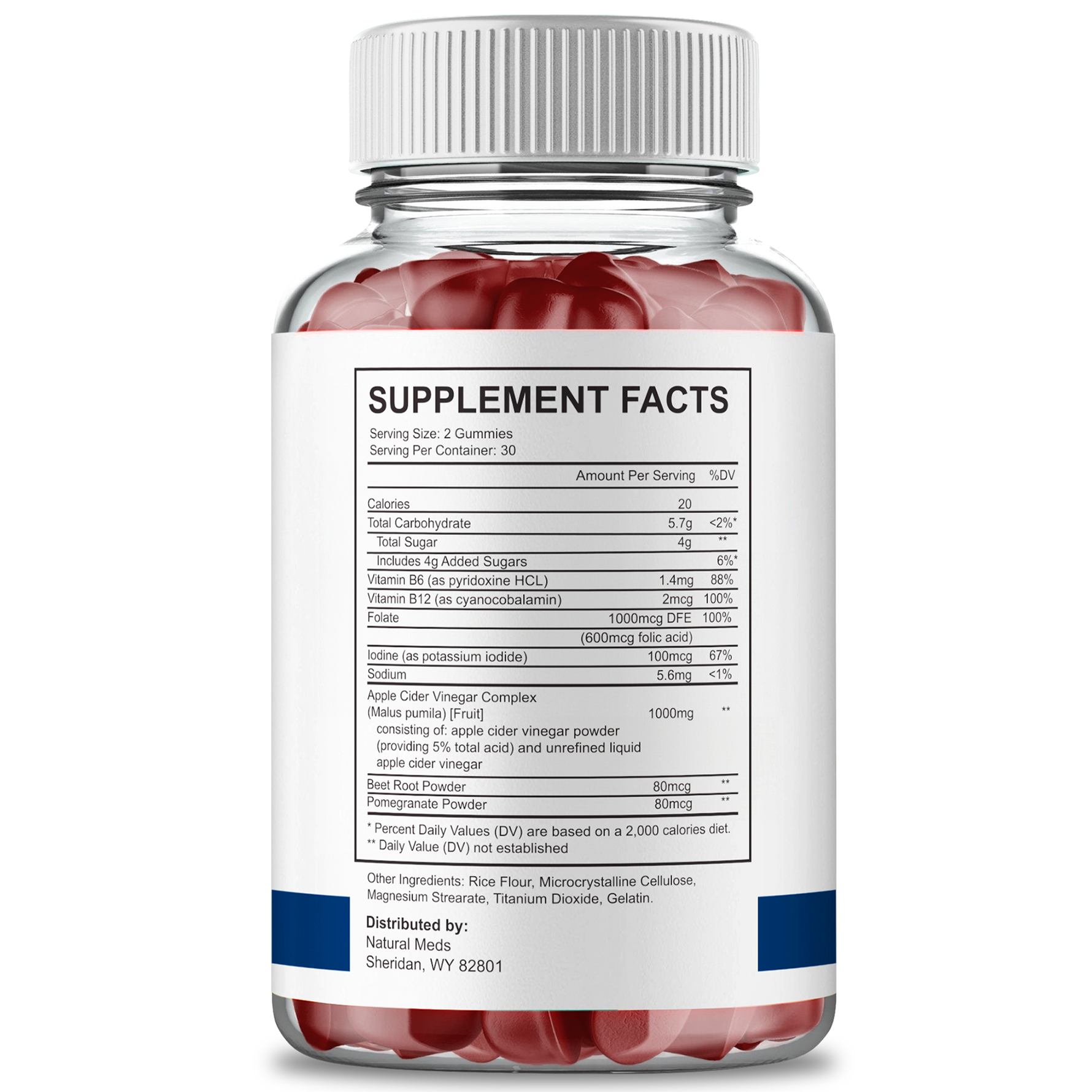 Ultra Peak XL | Dietary Supplement supplement facts panel
