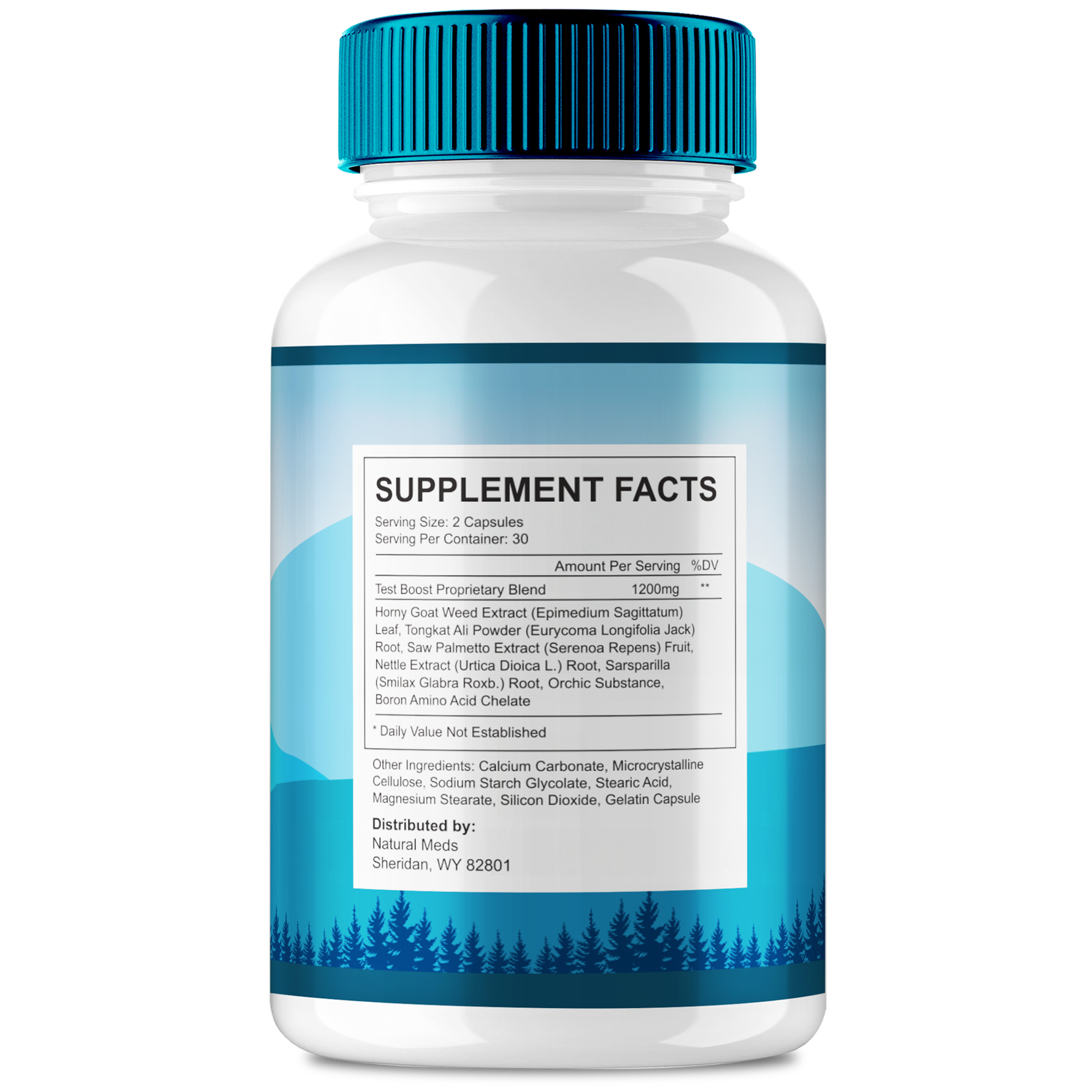 Vigor Peak | Dietary Supplement supplement facts panel
