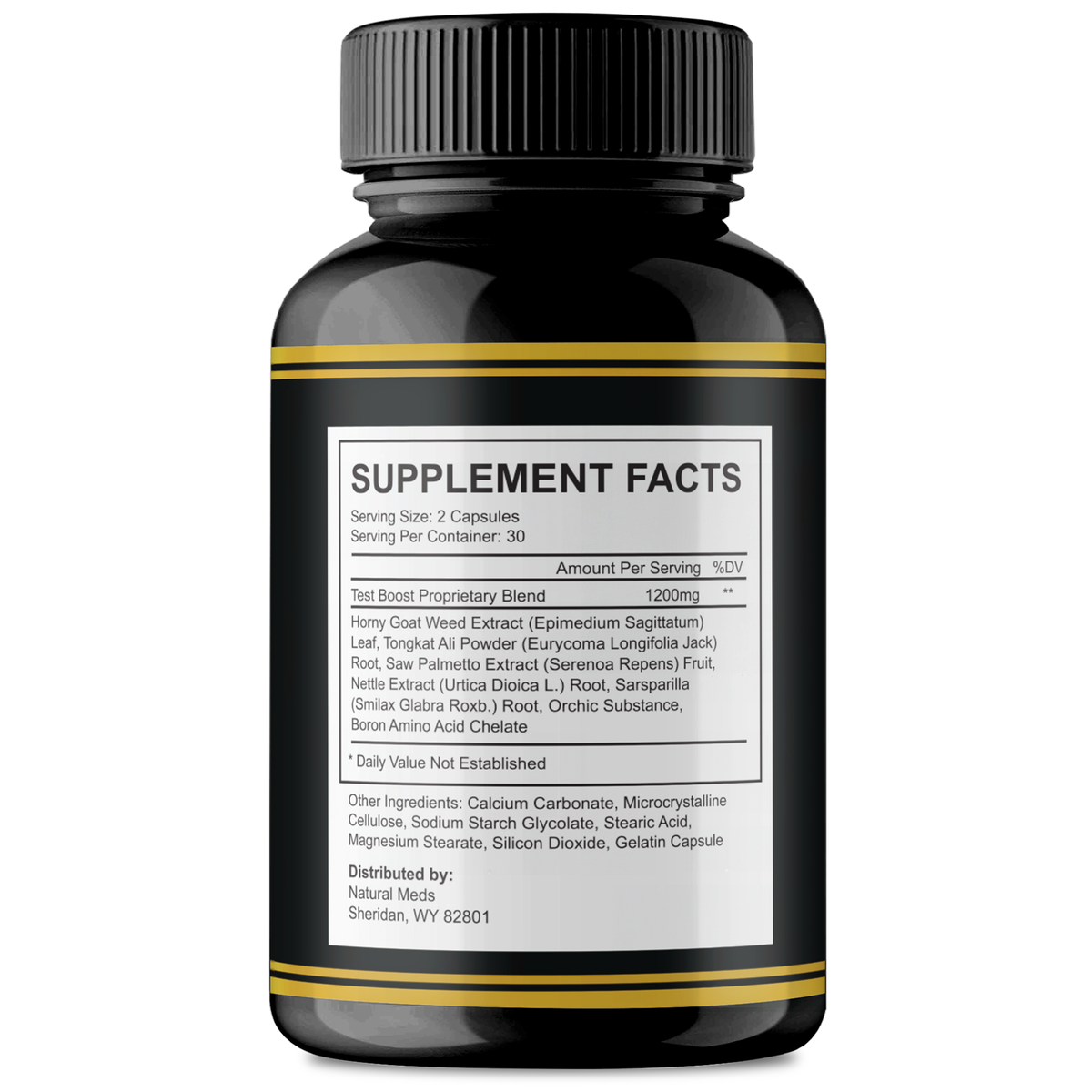 Vigorox Prime | Dietary Supplement supplement facts panel