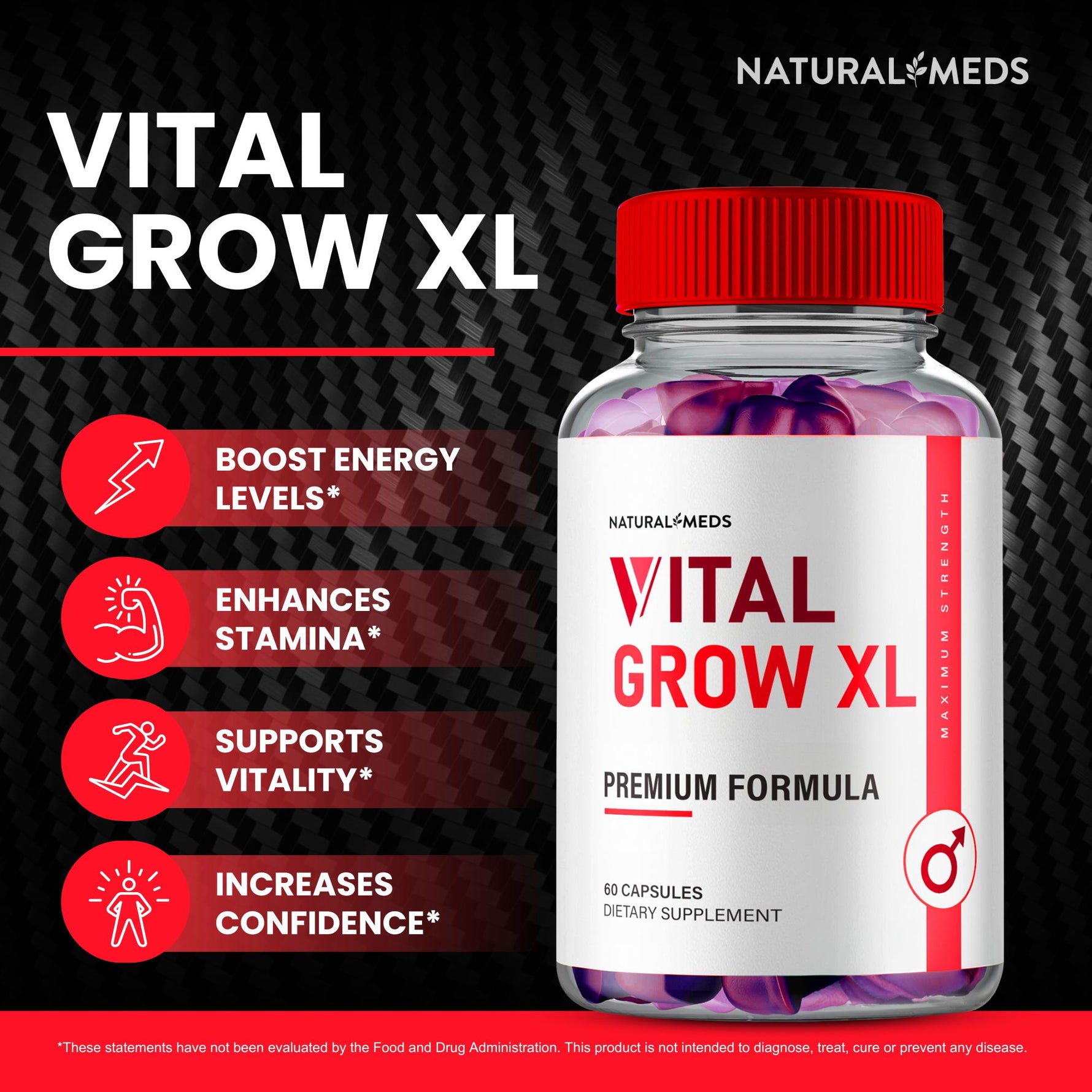 Vital Grow XL | Dietary Supplement product information