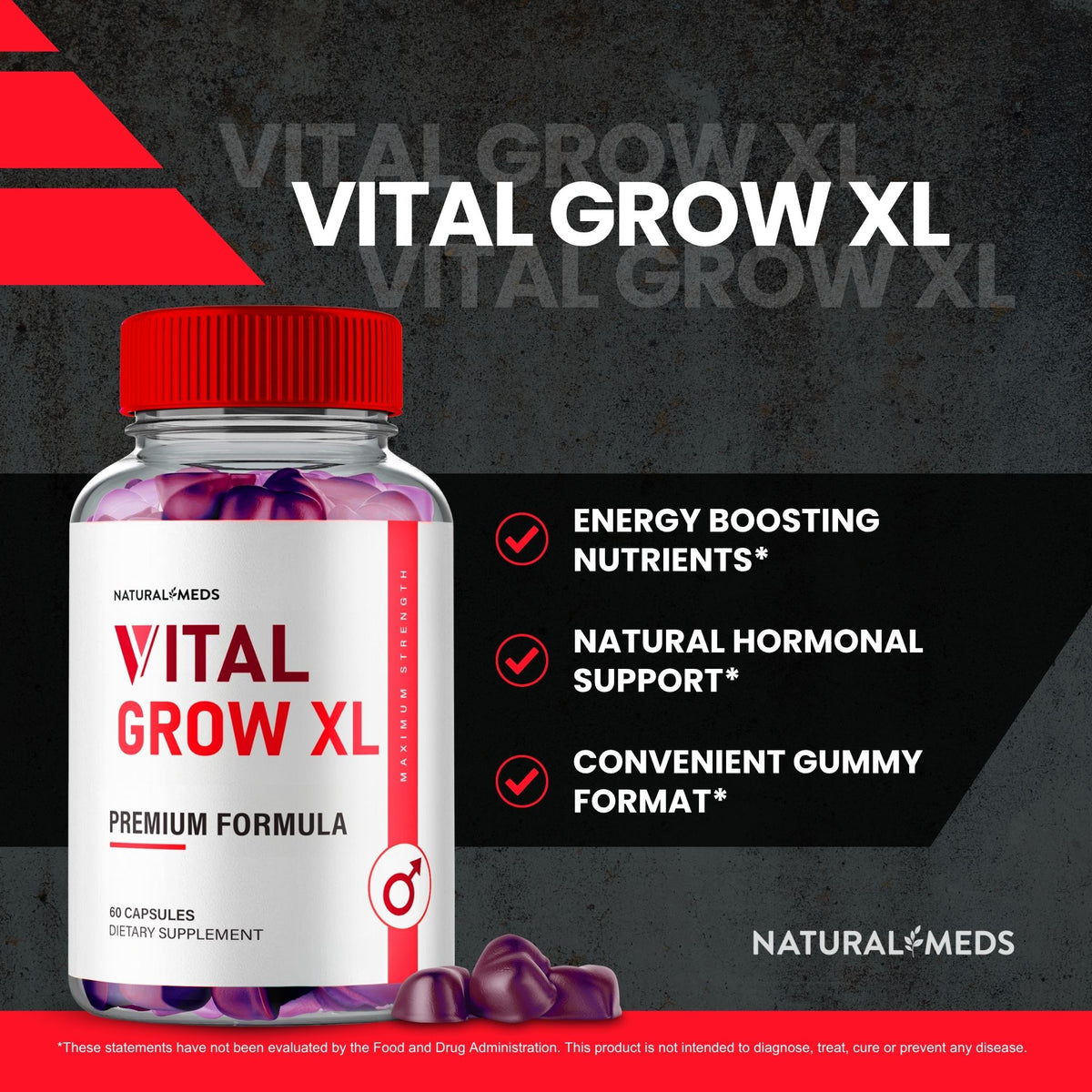 Vital Grow XL | Dietary Supplement product information